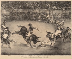 El famoso Americano, Mariano Ceballos de Francisco de Goya