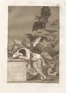 El sueño de la razón produce monstruos de Francisco de Goya
