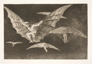 Una forma de volar (Donde hay voluntad, hay camino) de Francisco de Goya