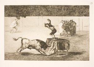 Otra acción loca (de Martincho) en la misma arena (en Zaragoza) de Francisco de Goya