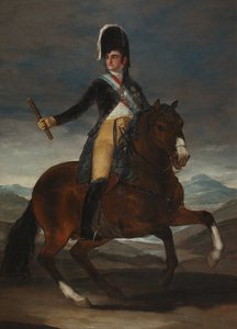 Retrato ecuestre del Rey Fernando VII de España de Francisco de Goya