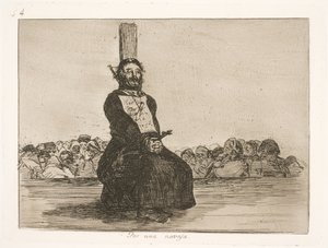 Por una navaja (34) de Francisco de Goya