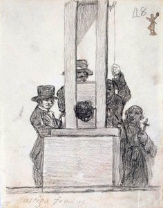 Pena francesa, entre 1824 y 1828 de Francisco de Goya