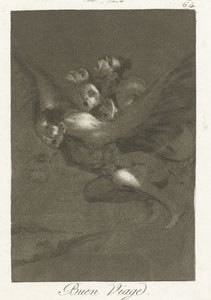 Goede reis Buen Viage (title on object) Los Caprichos (series title) de Francisco de Goya
