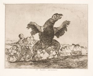 El buitre (76) de Francisco de Goya