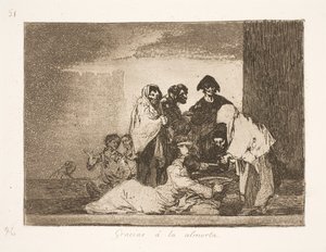 Gracias a Dios por la papilla de mijo (51) de Francisco de Goya