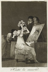 Hasta la muerte, 1799 de Francisco de Goya