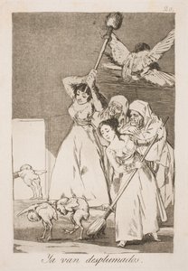 Aquí están desplumados de todas las plumas de Francisco de Goya
