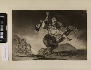 El secuestrador de caballos (Una mujer y un caballo, deja que otro los dome) de Francisco de Goya