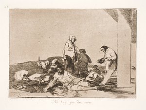 ¿De qué sirve quejarse? (58) de Francisco de Goya