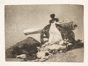 ¡Qué heroísmo! (7) de Francisco de Goya