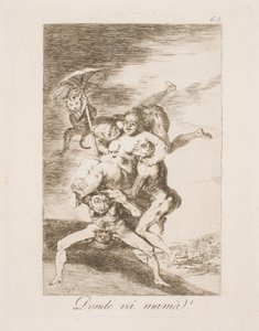 ¿A dónde va mamá? de Francisco de Goya