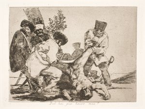 ¿Se puede hacer más? (33) de Francisco de Goya