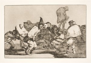 La locura del carnaval (Diviértete, carnaval, porque mañana habrá ceniza) de Francisco de Goya