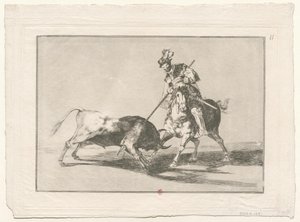 La Tauromaquia, n.º 11 de Francisco de Goya