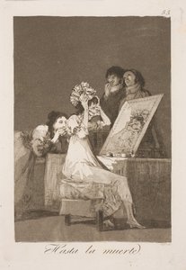 Hasta su muerte de Francisco de Goya