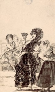 Los caprichos: "Que Dios la perdone, era su madre" de Francisco de Goya