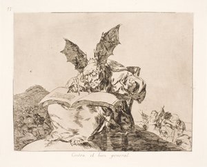 Por el bien común (71) de Francisco de Goya