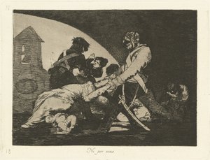Ni por Esas de Francisco de Goya