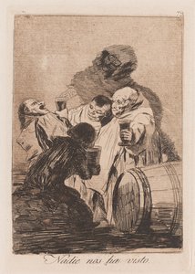 Nadie nos ha visto, finales del siglo XVIII-principios del XIX de Francisco de Goya