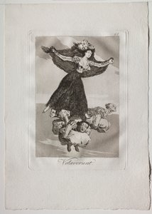 Ochenta Caprichos: Volaverunt de Francisco de Goya