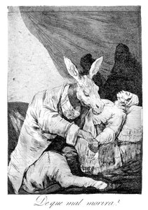 De qué mal murió de Francisco de Goya