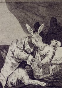 De qué mal morirá Capricho No 40 de Francisco de Goya