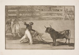 El origen de los arpones o banderillas de Francisco de Goya