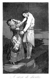 Cazando dientes, 1799