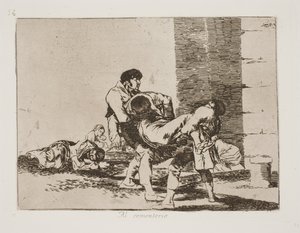 Camino al cementerio (56) de Francisco de Goya