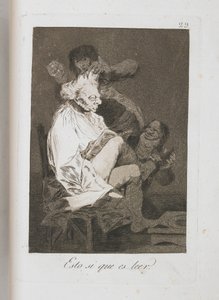 Placa de Los Caprichos, 1797-1798 de Francisco de Goya