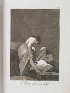 Placa de Los Caprichos, 1797-1798 de Francisco de Goya