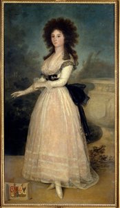 Retrato de cuerpo entero de Doña Tadea Arias de Enriquez
