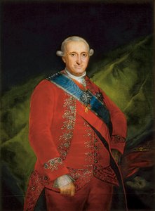 Retrato de Carlos IV de Borbón, c.1789 de Francisco de Goya