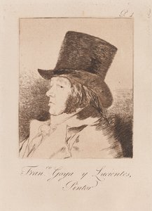 Retrato del Artista, finales del siglo XVIII-principios del siglo XIX de Francisco de Goya