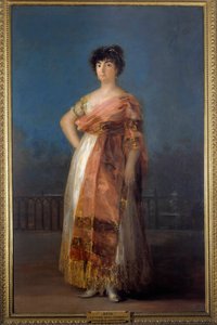 Retrato de la actriz María del Rosario Fernández (La Tirana) de Francisco de Goya