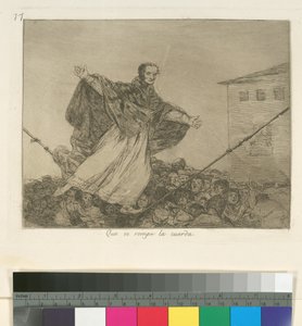 Que se rompe la cuerda, Placa 77 de Los Desastres de la Guerra, después de 1814-15, publicado en 1863