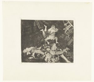 Ravages van de oorlog Estragos de la guerra (title on object) De gruwelen van de oorlog (series title) Los Desastres de la Guerra (series title) de Francisco de Goya