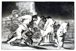 Enigma de la Furia, 1819-1823 de Francisco de Goya