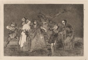Sanan cuchilladas mas no malas palabras de Francisco de Goya