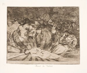 La verdad está muerta (79) de Francisco de Goya