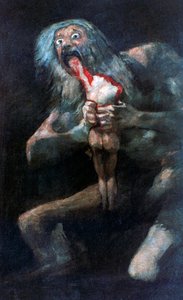 Saturno devorando a uno de sus hijos de Francisco de Goya
