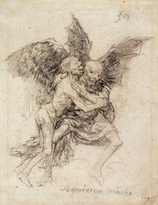 Se quieren mucho de Francisco de Goya