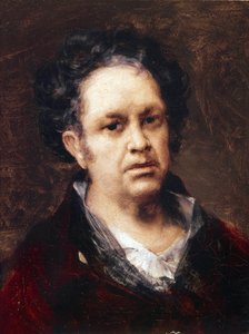 Autorretrato a los 69 años de Francisco de Goya