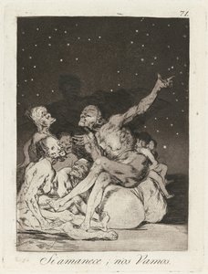 Si amanece, nos vamos de Francisco de Goya