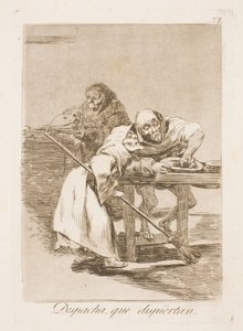 ¡Apresúrate, se despiertan! de Francisco de Goya