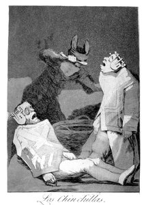 Las chinchillas, 1799 de Francisco de Goya