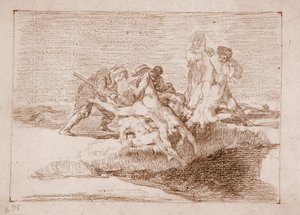 Los desastres de la guerra: Caridad de Francisco de Goya