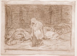 Los desastres de la guerra: Camas mortuorias de Francisco de Goya