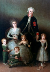 El Duque de Osuna y su familia, 1788 de Francisco de Goya